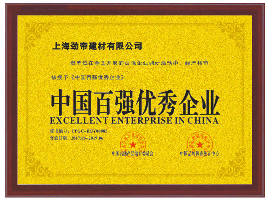 中國百強(qiáng)優(yōu)秀企業(yè)